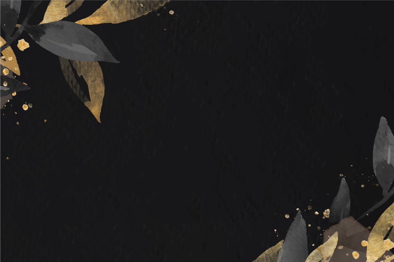 Tischset elegant mit verfeinerten blättermotiven - TenStickers