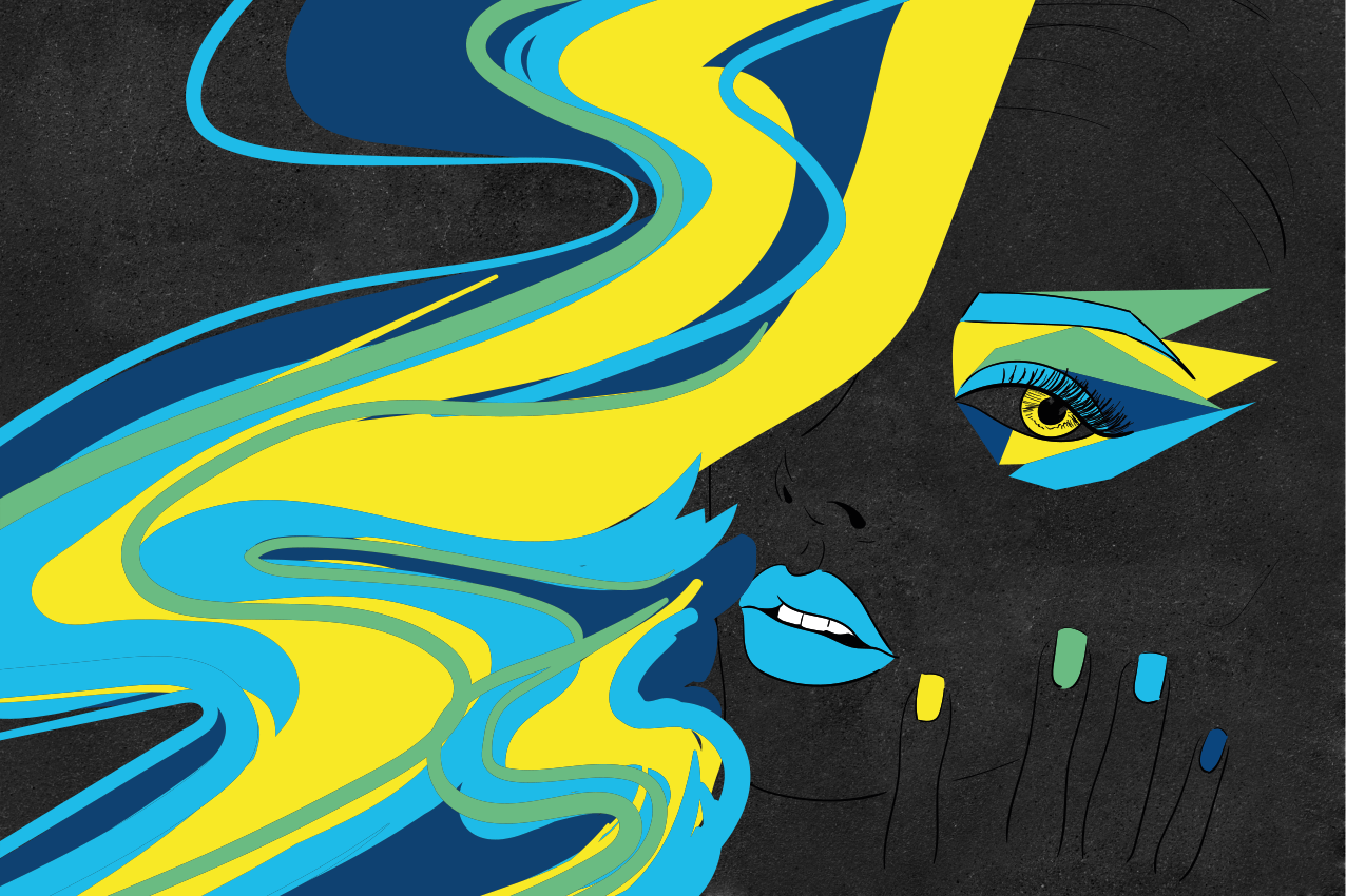 Tischsets originell mit kühner kunst - TenStickers