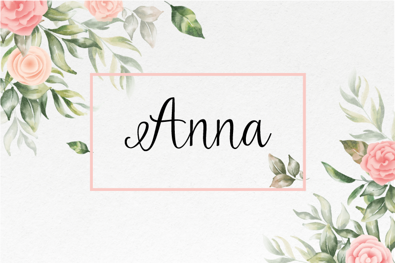 Tischset mit namen florale personalisierbare platzsets - TenStickers