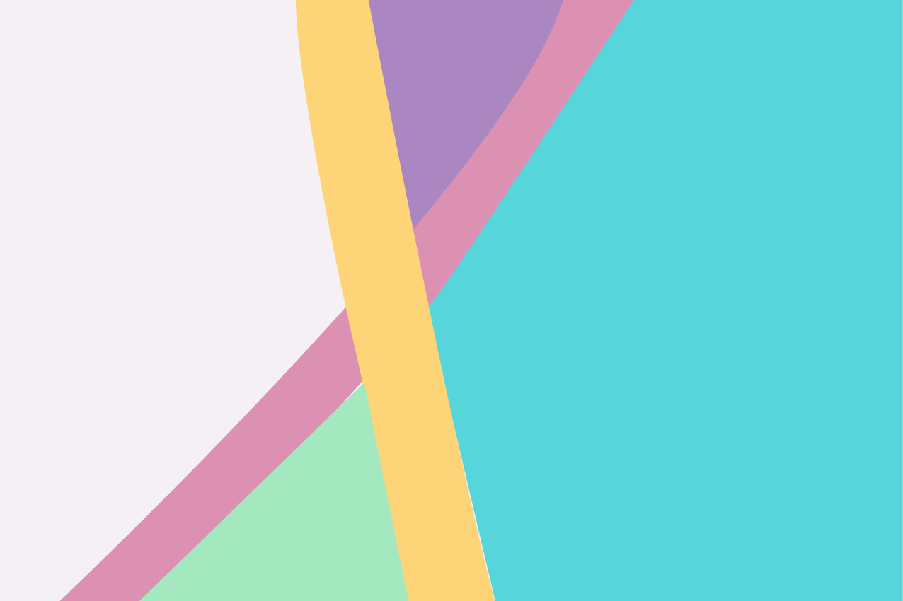 Tischset modern mit abstrakten bunten schichten - TenStickers