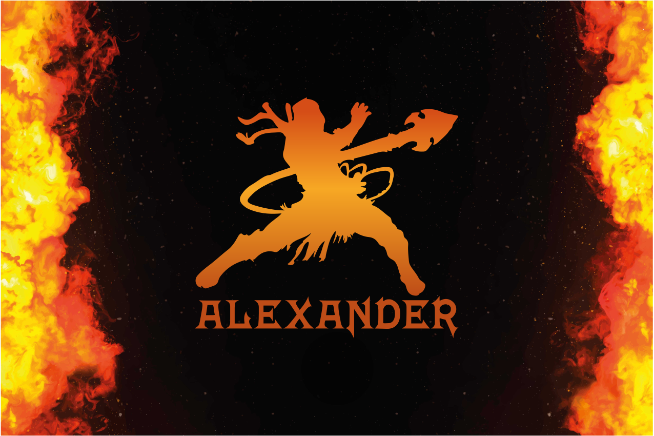 Tischsets originell krieger silhouette - TenStickers