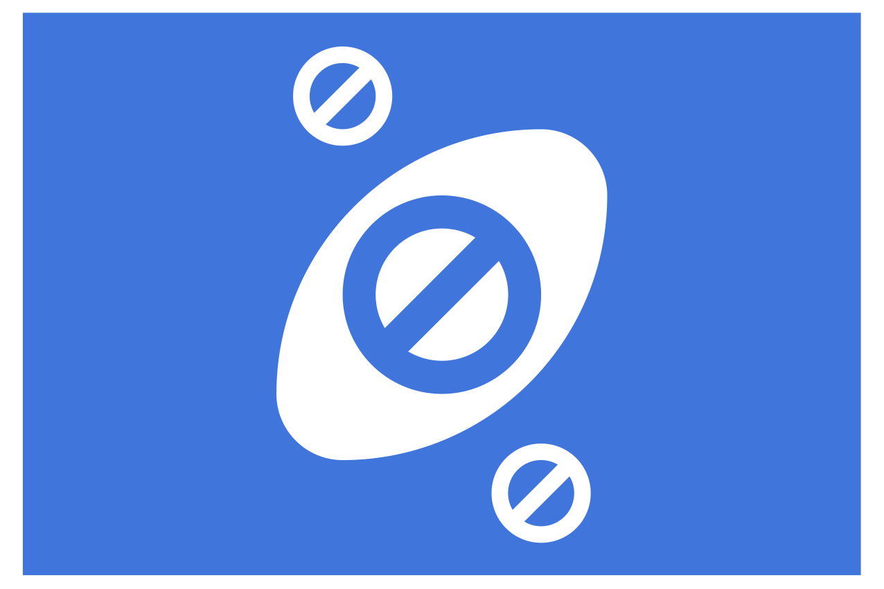 Tischset modern in minimalistischen blauakzenten - TenStickers