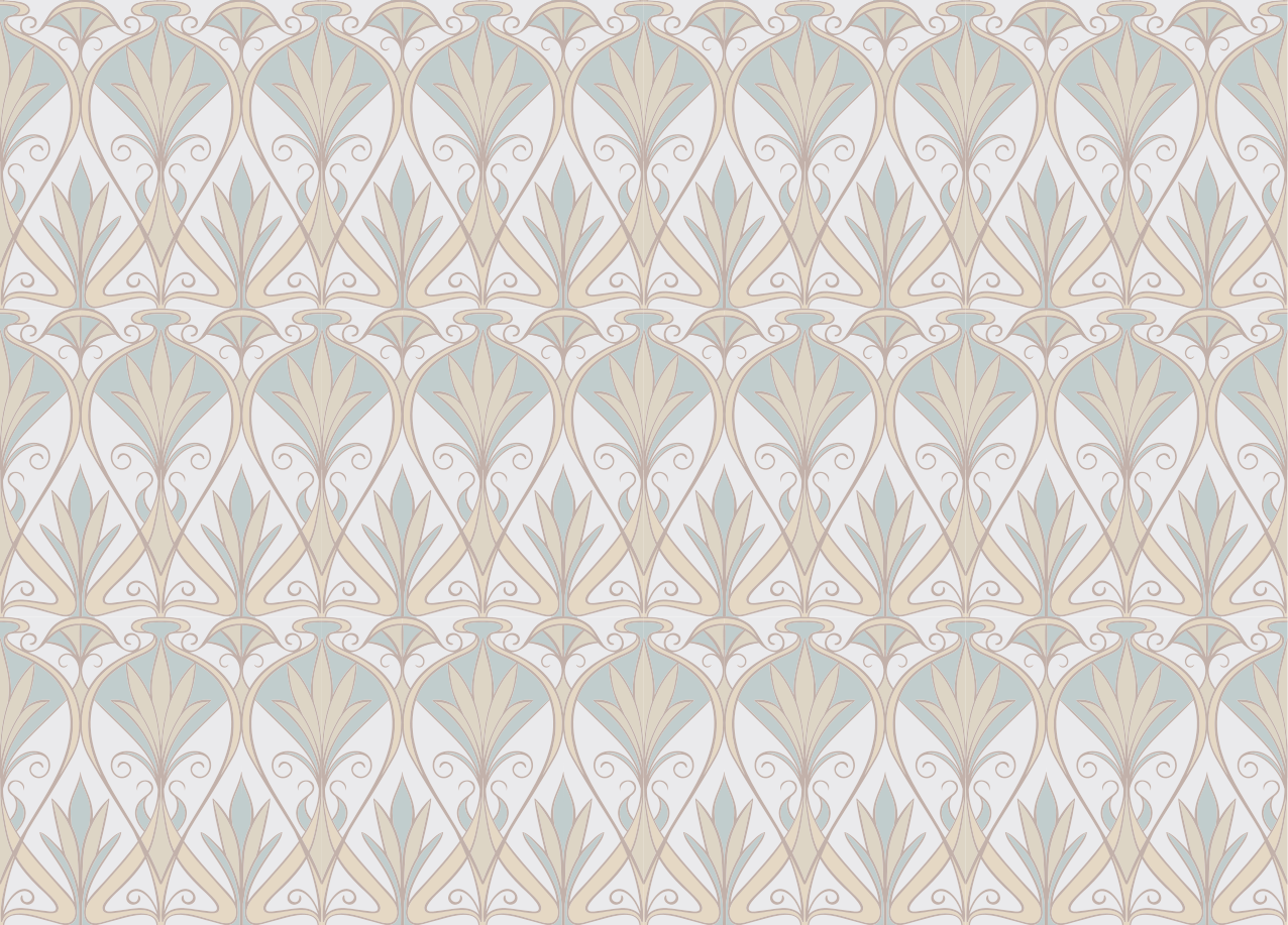 Tischset elegante florale komposition - TenStickers