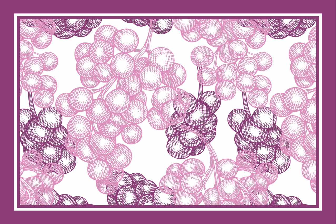 Tischset mit floralem mustertextur - TenStickers