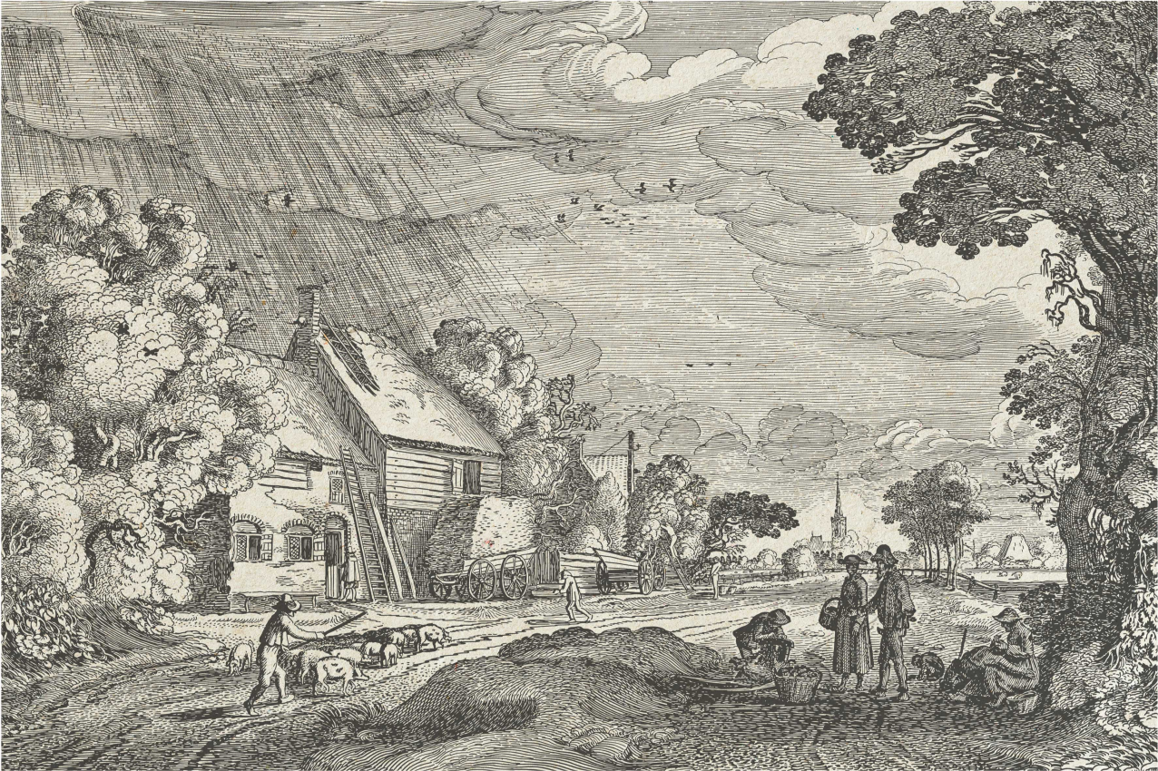 Tischsets originell vintage landschaftsszene - TenStickers