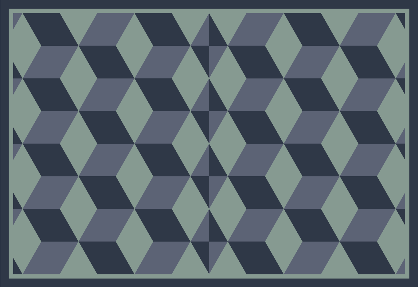 Tischset weihnachten geometrische fliesenmuster - TenStickers