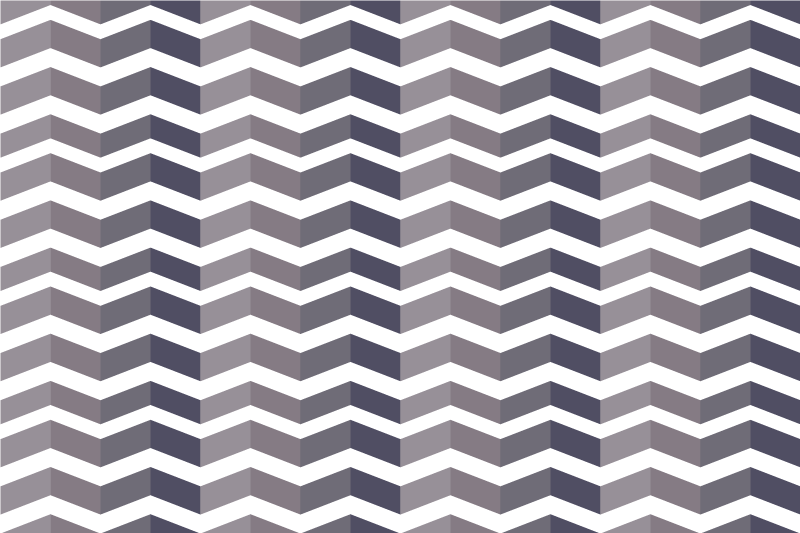 Tischset im chevron-muster design - TenStickers