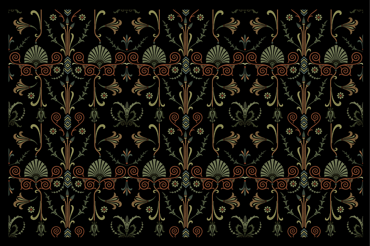 Tischset mit floraler strukturierung - TenStickers