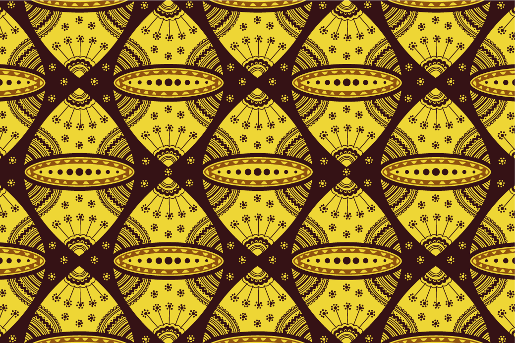 Tischset mit komplexem geometrischem muster - TenStickers