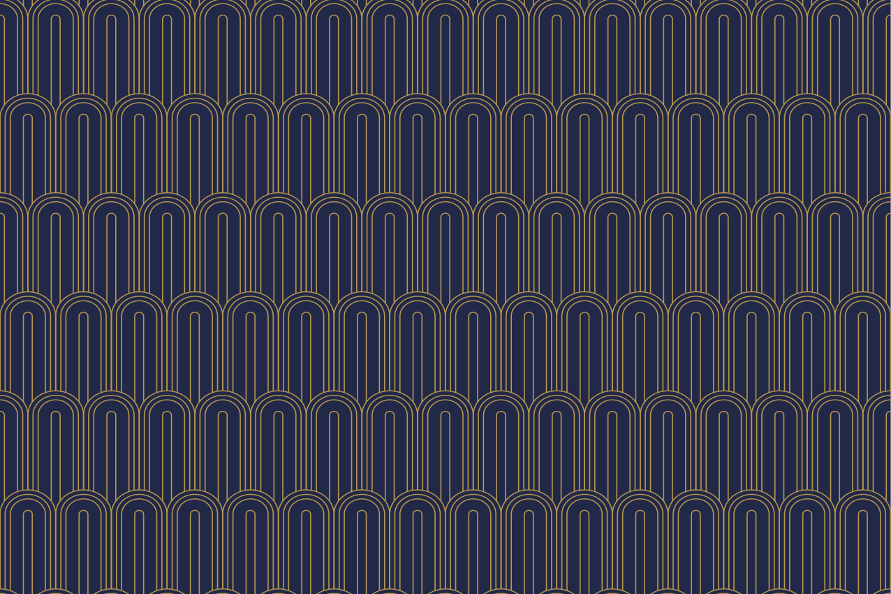 Tischset modern mit eleganten geschwungenen linien - TenStickers