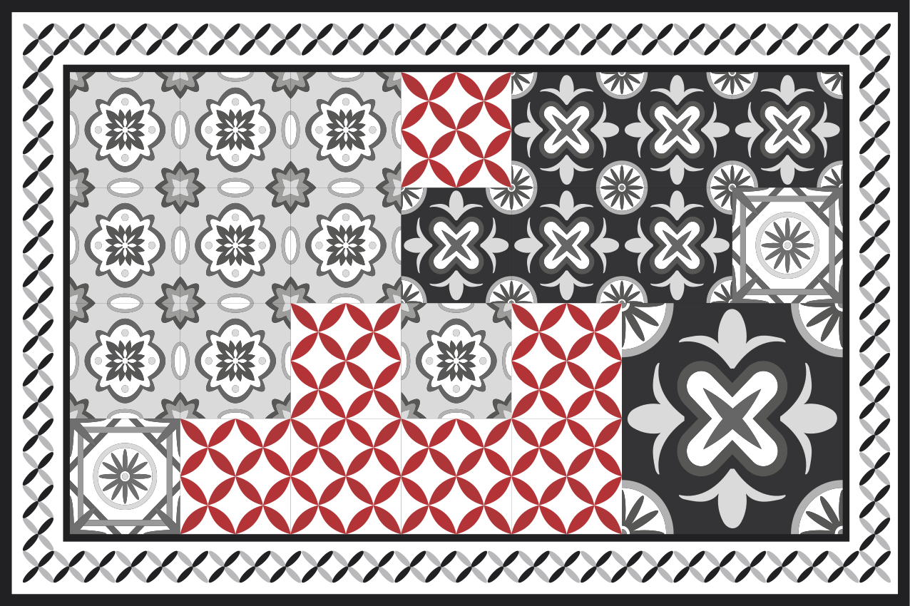 Tischset mit eleganter strukturierter oberfläche - TenStickers