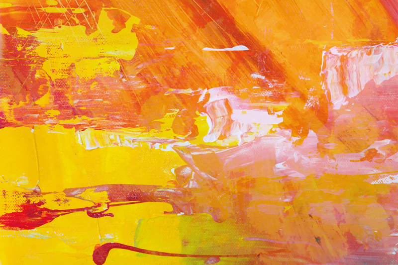 Tischset in abstraktem farbwirbel - TenStickers