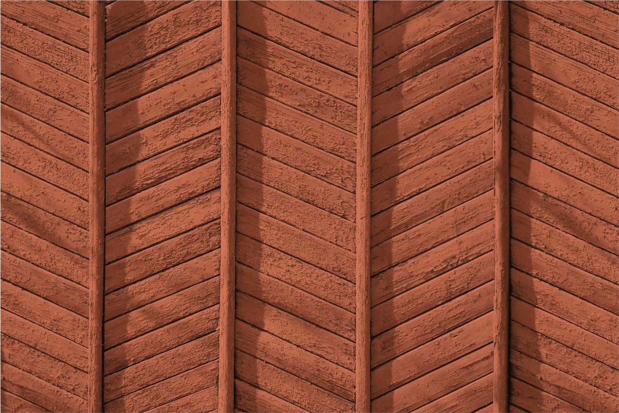 Tischset im fischgrätmuster aus holz - TenStickers