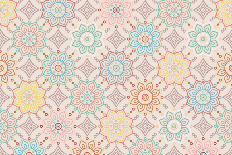 Tischsets originell mit lebhaftem botanischen druck - TenStickers