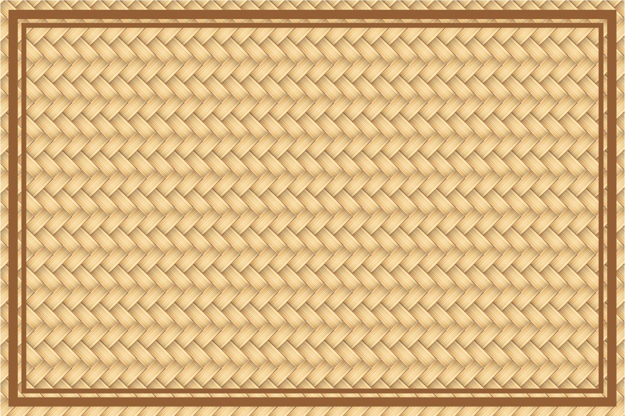 Tischset Textur geflochtenes Muster - TenStickers