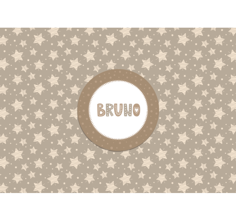 Fototapete Babyzimmer gestreifte sterne - TenStickers