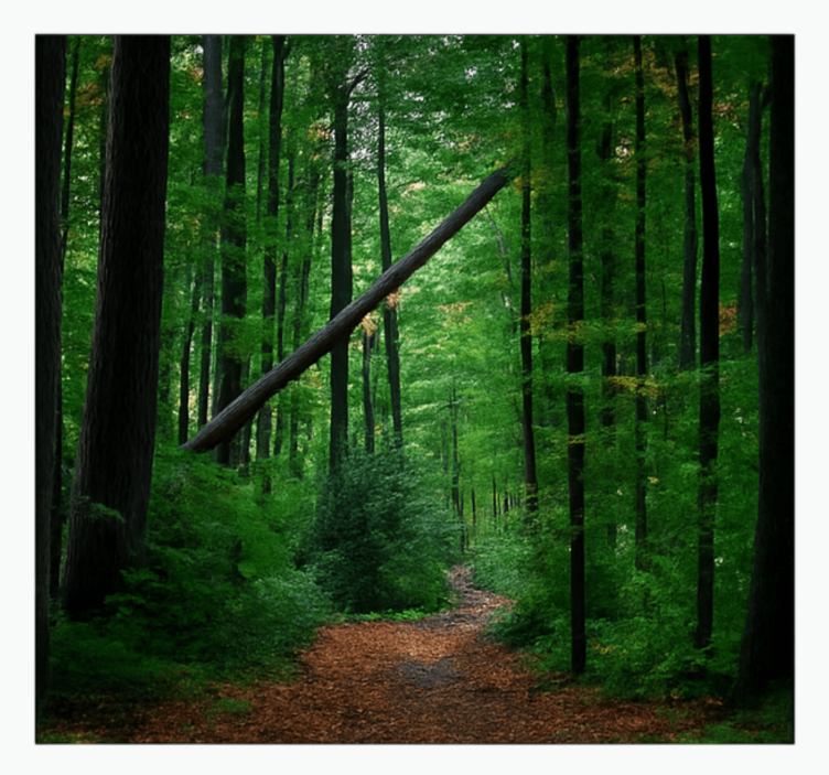 Fototapete Dschungel grünes walddesign - TenStickers