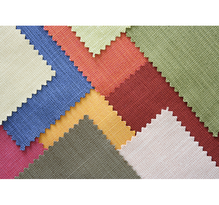 Fototapete Wohnzimmer geometrisches strukturiertes wandbild - TenStickers