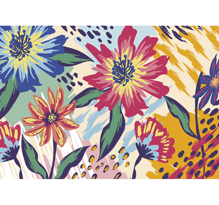 Fototapete Blumen blumenexplosion - TenStickers