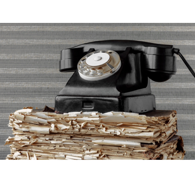 Fototapete fahrzeuge vintage telefon klassik - TenStickers