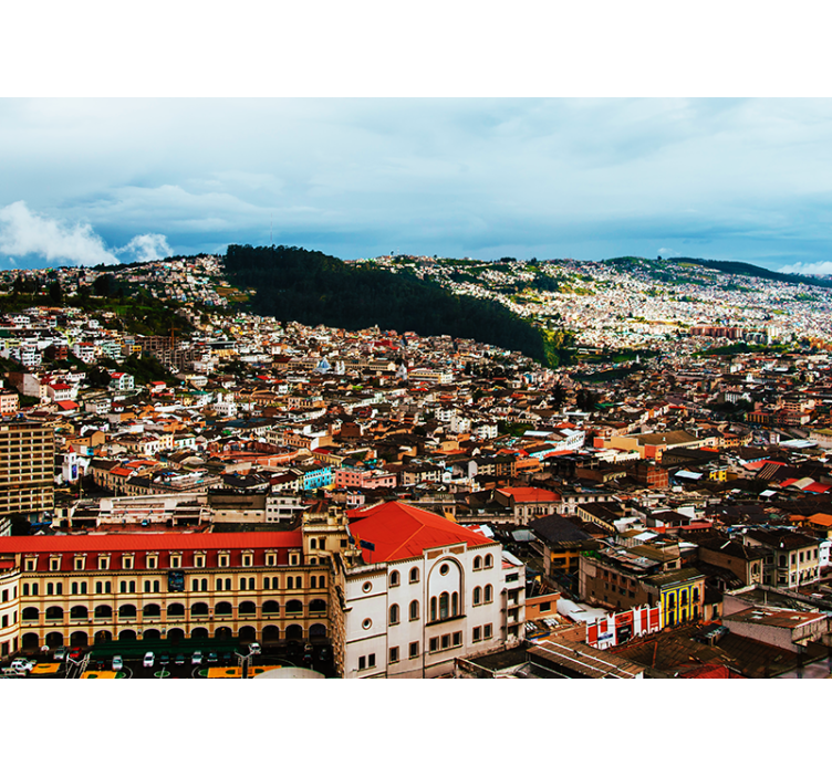 Fototapete Städte blick auf die andenstadt - TenStickers