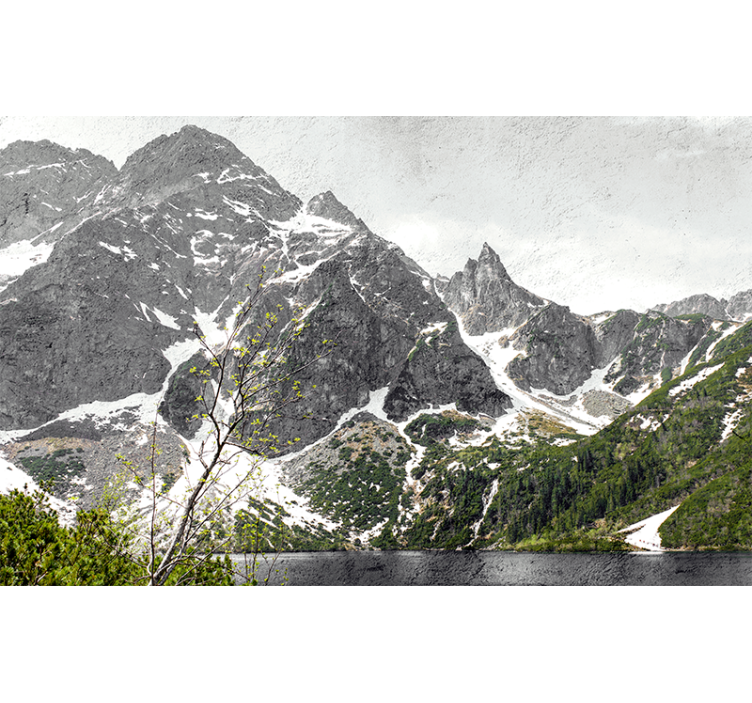 Fototapete Landschaften majestätische berglandschaft - TenStickers