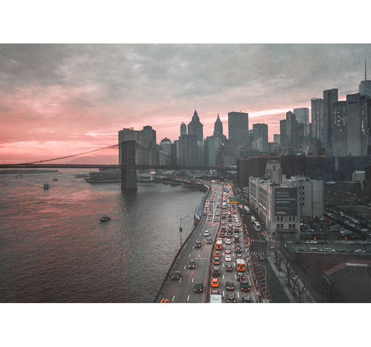 Fototapete new york urbaner manhattan skyline - TenStickers