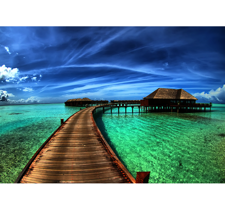 Fototapete Natur tropische ozeanszene - TenStickers