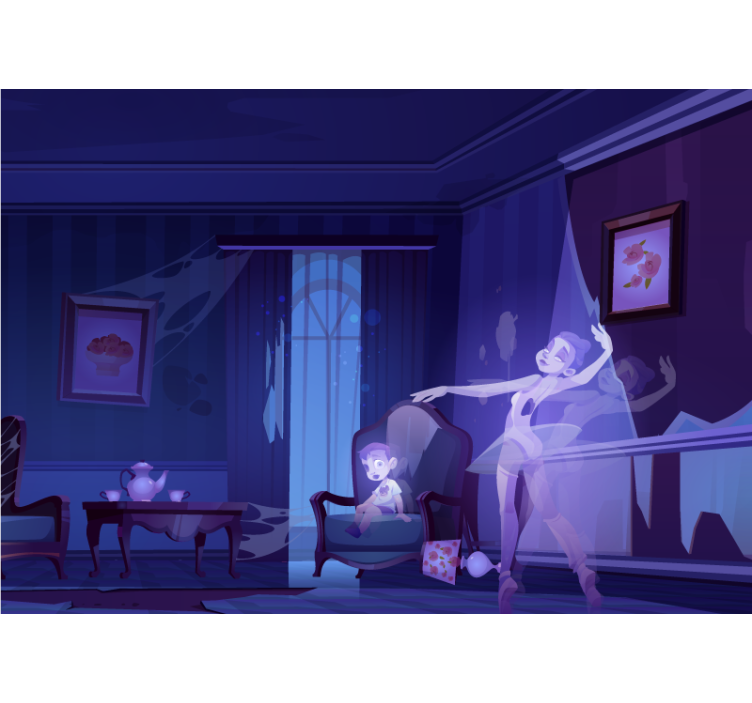 Fototapete Musik ballett-feentanz - TenStickers