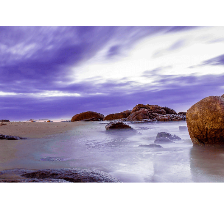 Fototapete berge küstenlandschaft - TenStickers