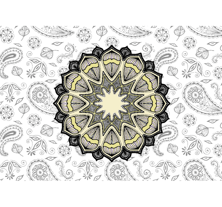 Fototapete mandala mit aufwendigem motif - TenStickers