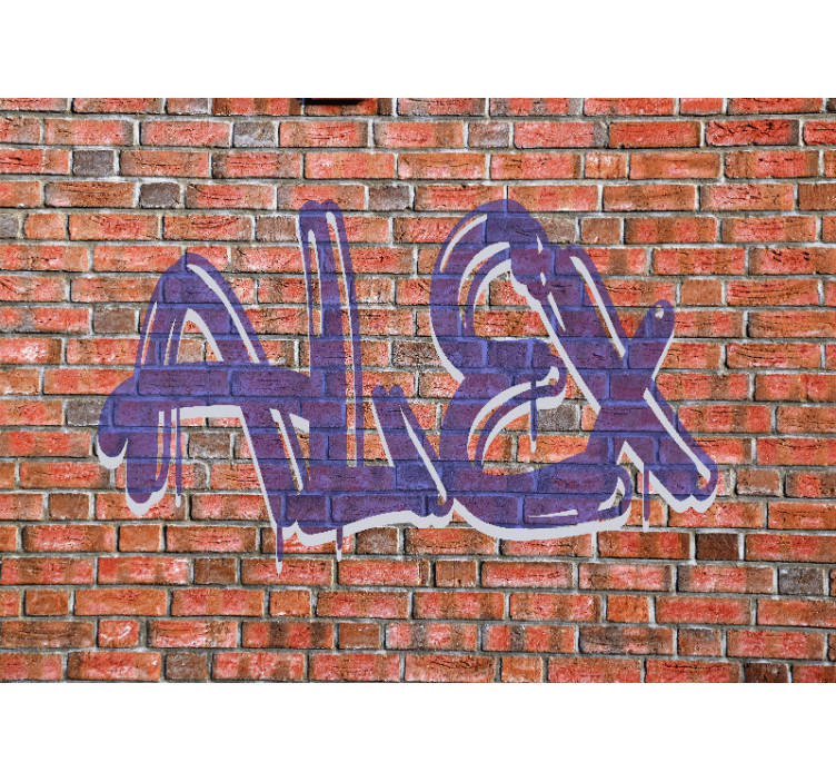Fototapete graffiti namenskunst - TenStickers