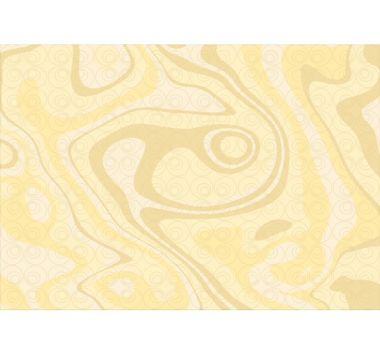 Fototapete abstrakt mit geschwungenem formenmuster - TenStickers