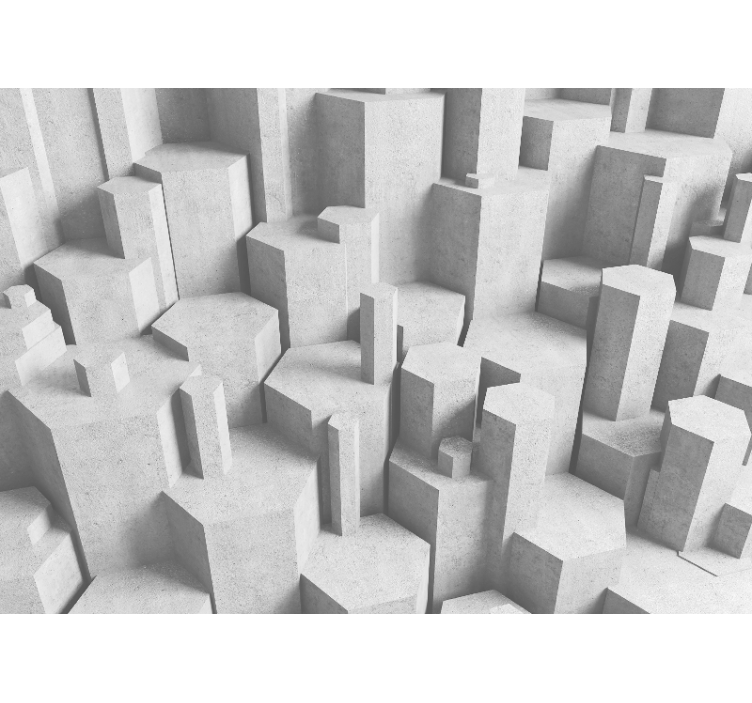 Fototapete textur beton geometrische formen - TenStickers