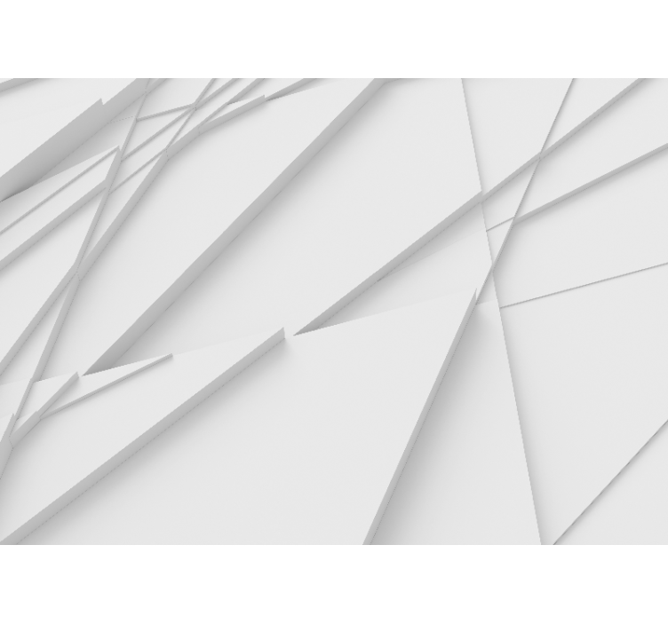 Fototapete abstrakt geometrische schichtenmuster - TenStickers