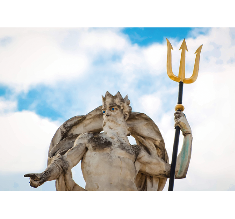 Fototapete kunst mythischer ozean herrscher - TenStickers