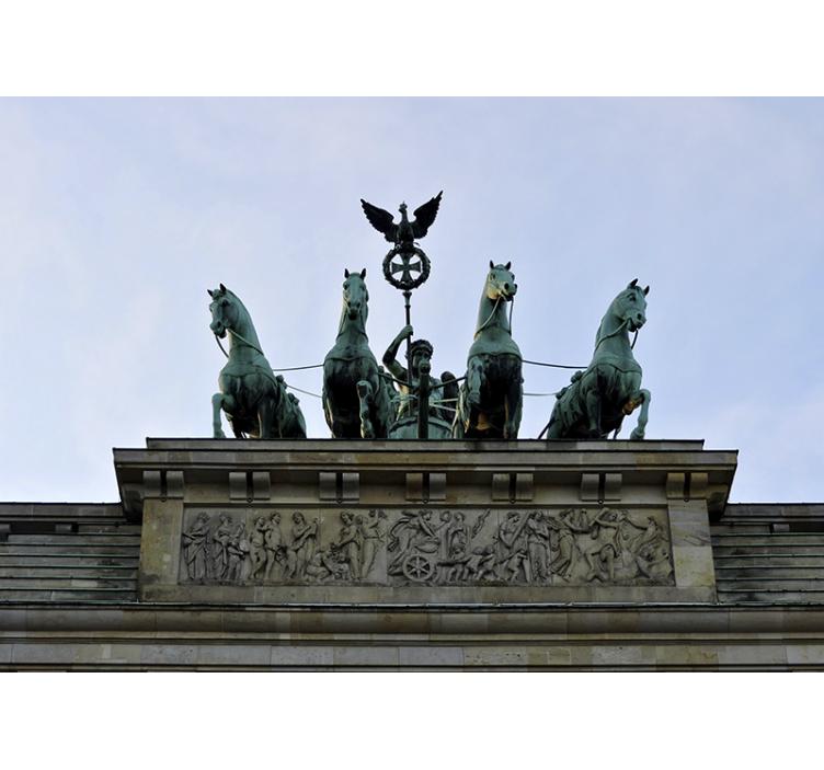 Fototapete berlin brandenburger tor statue - TenStickers