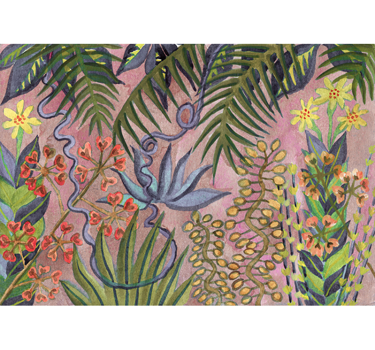 Fototapete natur tropische pflanzenpracht - TenStickers