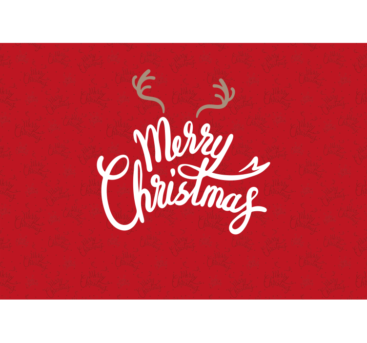 Fototapete weihnachten fröhliche weihnachtsgrüße - TenStickers