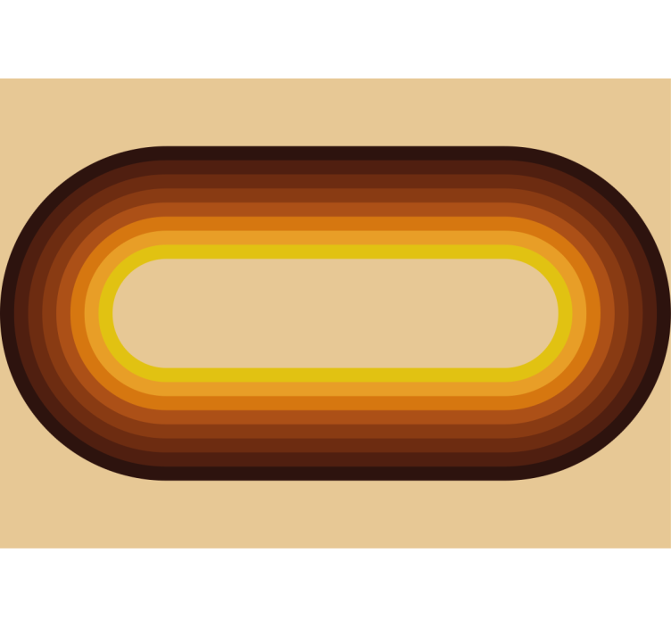 Fototapete textur retro kreismuster - TenStickers