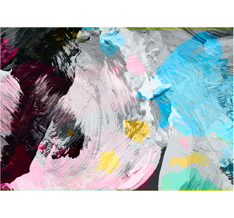 Fototapete abstrakt dynamische pinselstriche - TenStickers