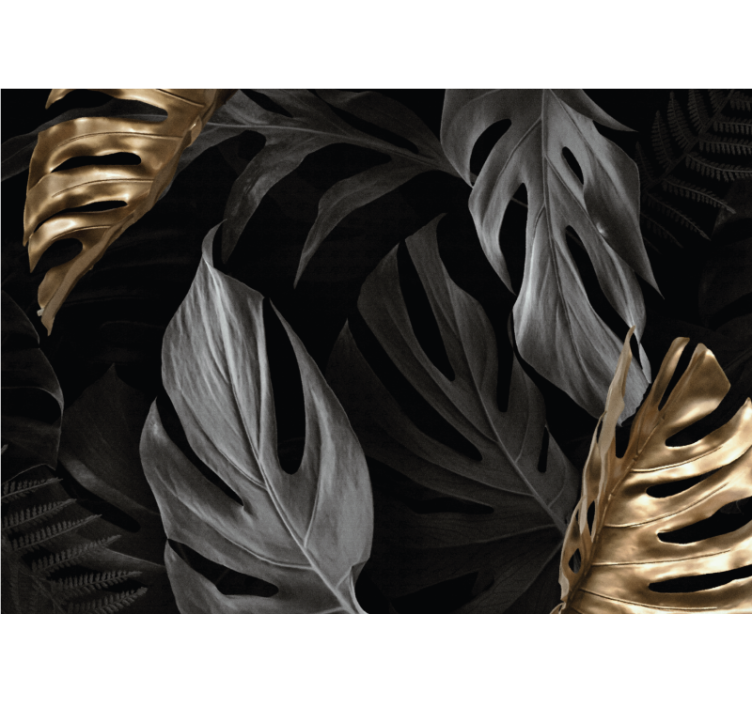 Fototapete natur tropische blattmuster - TenStickers