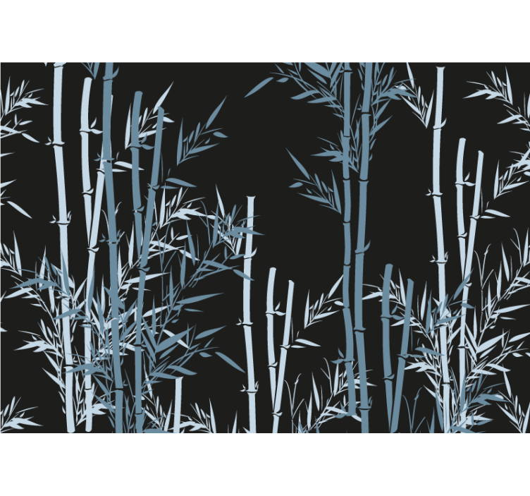 Fototapete bambus im design bambuswald - TenStickers