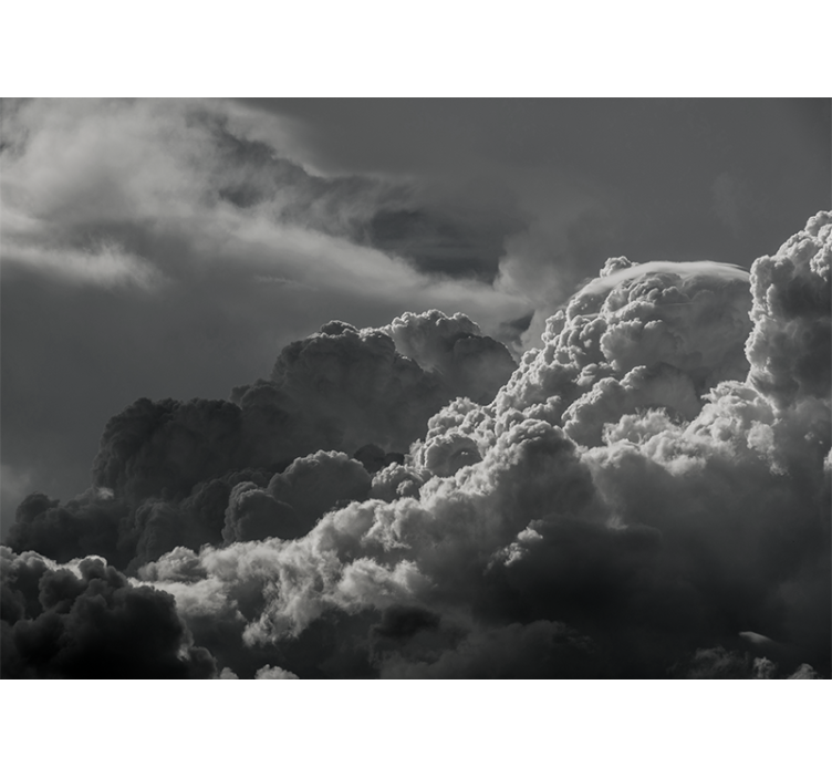 Fototapete himmel dramatische wolkenformation - TenStickers