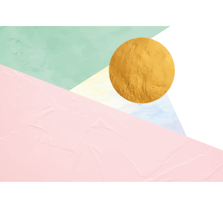 Fototapete abstrakt mit eleganten geometrischen formen - TenStickers