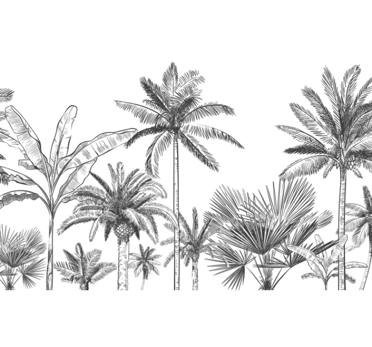 Panorama Fototapete murale de la jungle - TenStickers