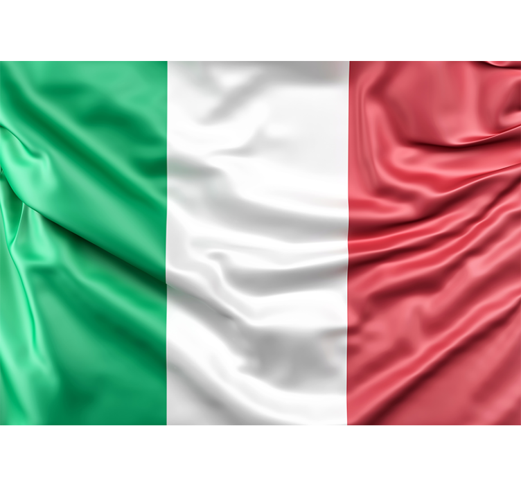 Fototapete Städte und Länder italienische flagge - TenStickers