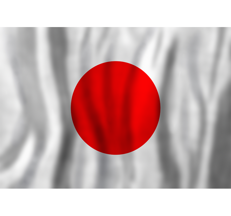 Fototapete Städte und Länder japanische flagge - TenStickers