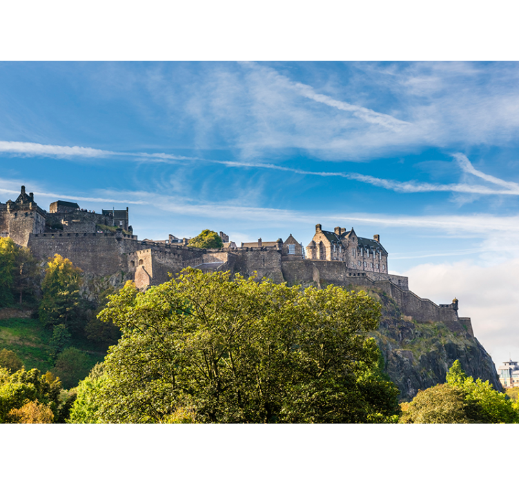 Fototapete Städte und Länder edinburgh castle panorama - TenStickers