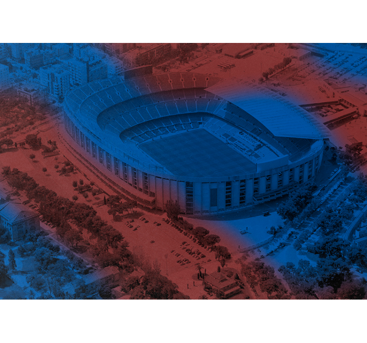Fototapete Städte fußballstadion von barcelona - TenStickers